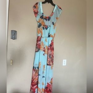 Beautiful long and sheer dress